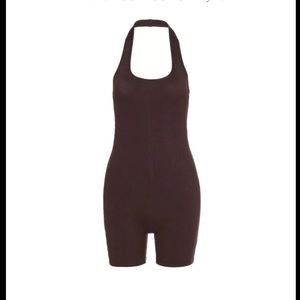 Brown jumpsuit (S/M)